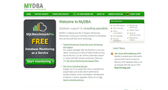 Desktop Screenshot of mydba.com